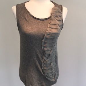 Jcrew grey sleeveless shirt
